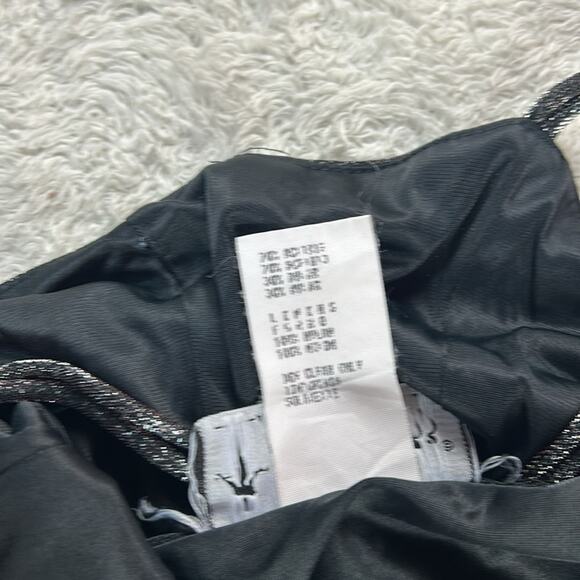 All That Jazz black shimmer fit and flare cocktail party  dress, size 13 14 - Picture 9 of 10